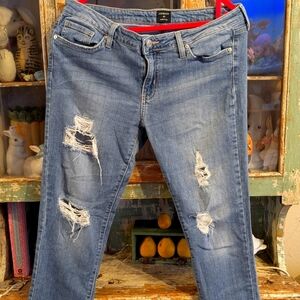 Boyfriend Jeans Distressed Modern Fit